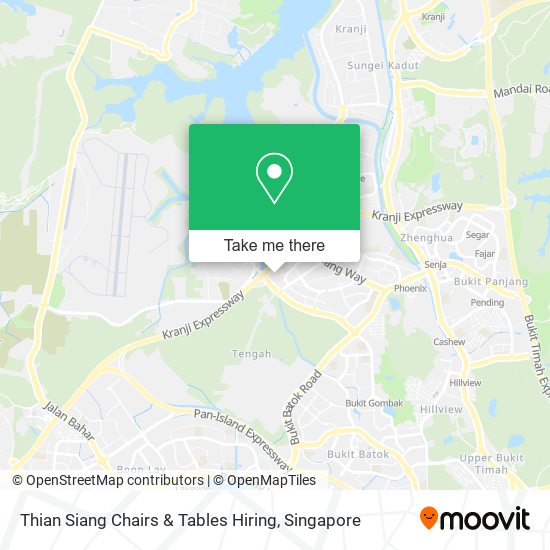 Thian Siang Chairs & Tables Hiring地图