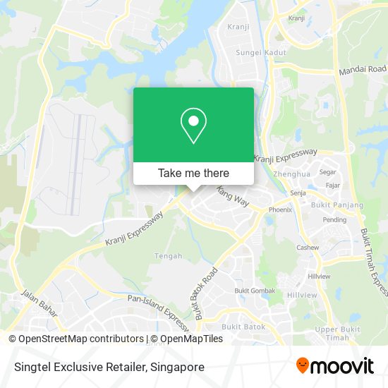 Singtel Exclusive Retailer map