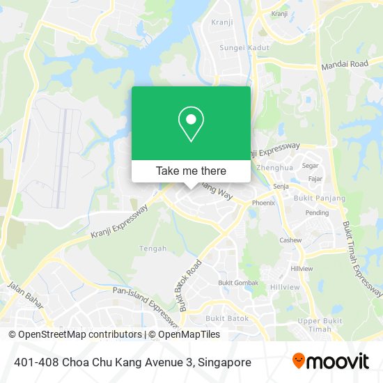 401-408 Choa Chu Kang Avenue 3 map