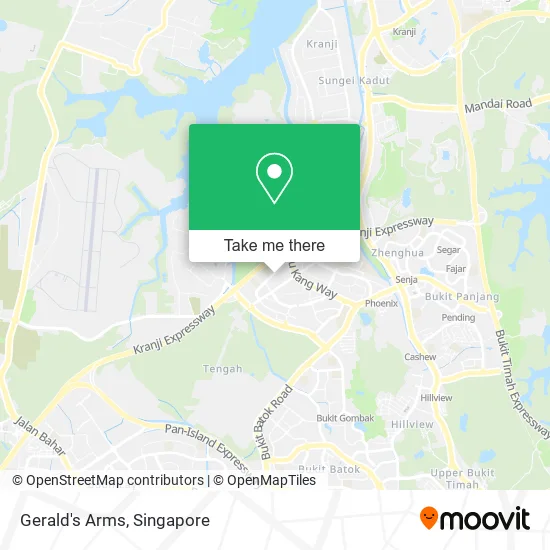 Gerald's Arms地图