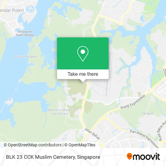 BLK 23 CCK Muslim Cemetery map