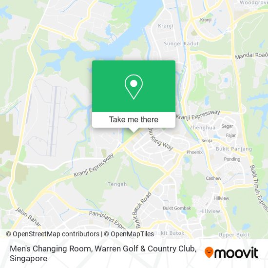 Men's Changing Room, Warren Golf & Country Club map