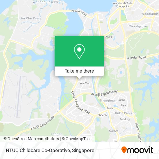 NTUC Childcare Co-Operative map