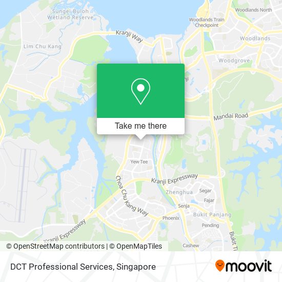 DCT Professional Services map