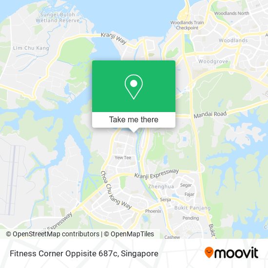 Fitness Corner Oppisite 687c map