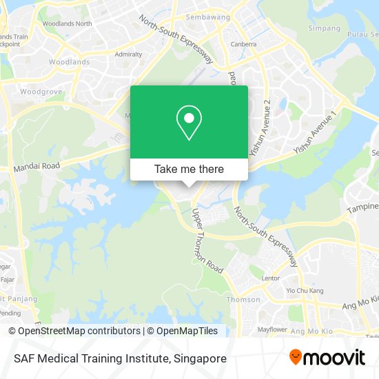 SAF Medical Training Institute map