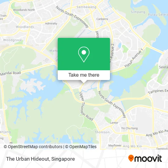 The Urban Hideout map