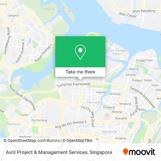 Avril Project & Management Services map