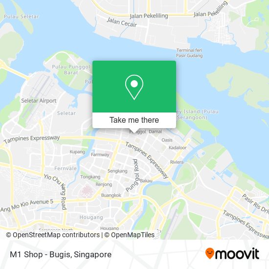 M1 Shop - Bugis map