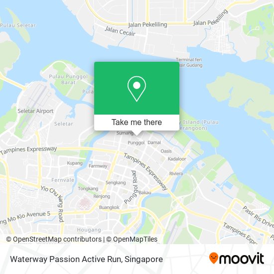 Waterway Passion Active Run map