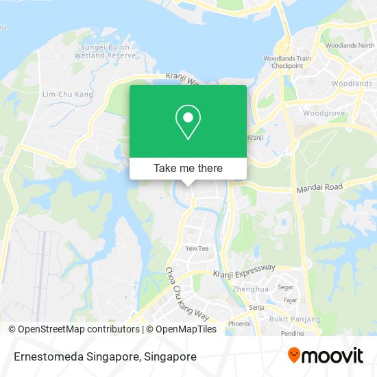 Ernestomeda Singapore map