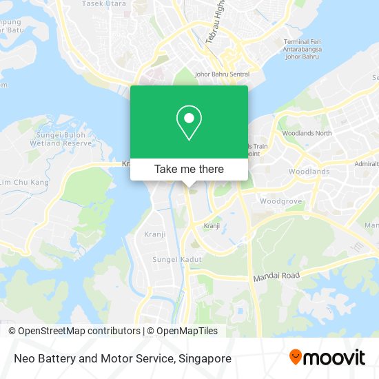 Neo Battery and Motor Service map