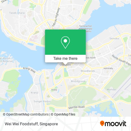 Wei Wei Foodstuff map