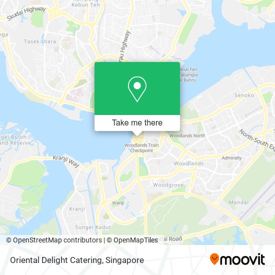 Oriental Delight Catering map