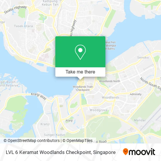 LVL 6 Keramat Woodlands Checkpoint map