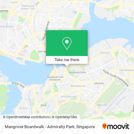 Mangrove Boardwalk - Admiralty Park地图