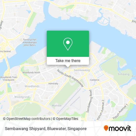 Sembawang Shipyard, Bluewater map