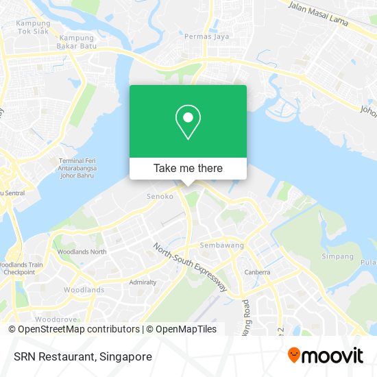 SRN Restaurant map
