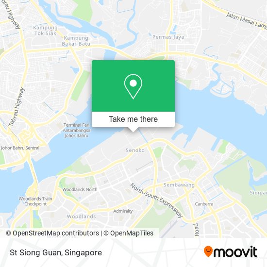 St Siong Guan map