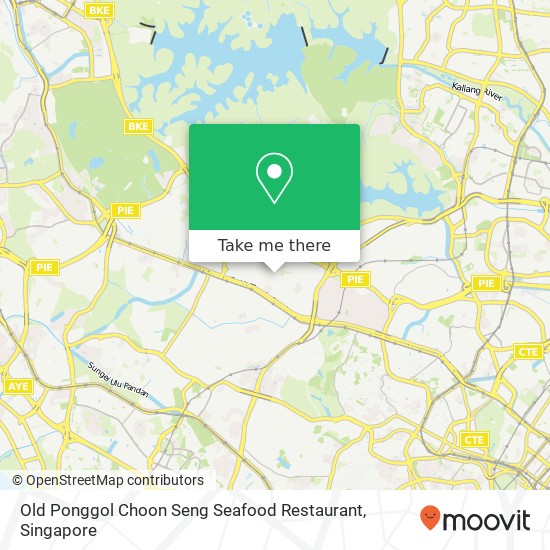 Old Ponggol Choon Seng Seafood Restaurant map