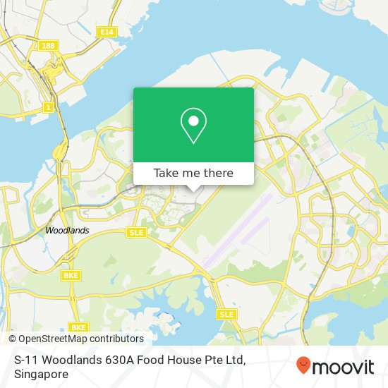 S-11 Woodlands 630A Food House Pte Ltd map