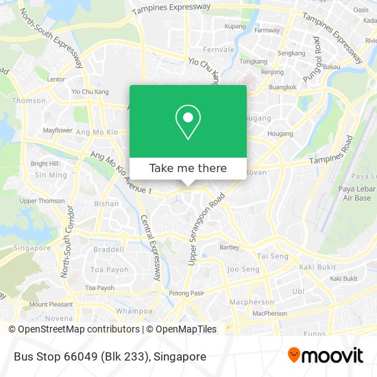 Bus Stop 66049 (Blk 233) map