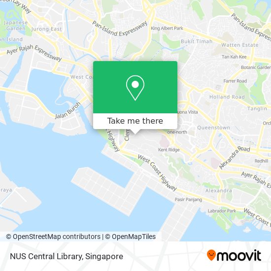 NUS Central Library地图