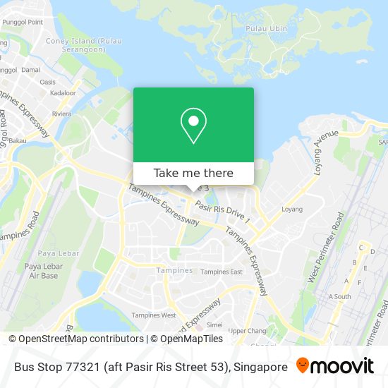 Bus Stop 77321 (aft Pasir Ris Street 53) map