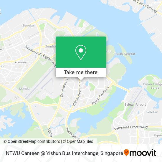 NTWU Canteen @ Yishun Bus Interchange map