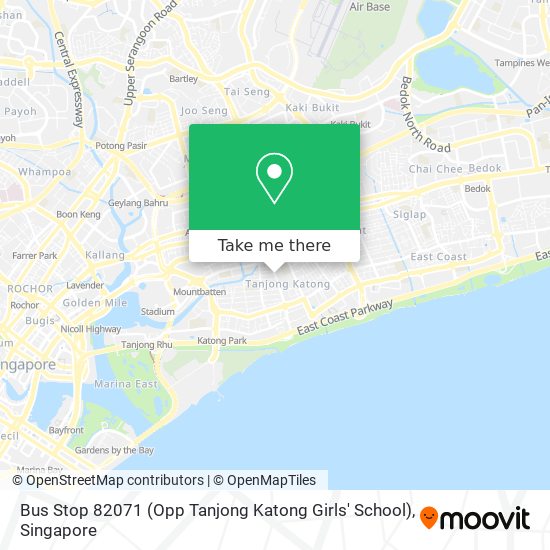 Bus Stop 82071 (Opp Tanjong Katong Girls' School)地图