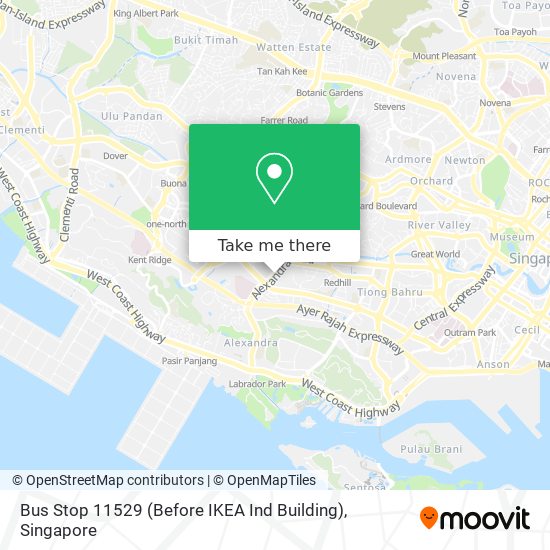 Bus Stop 11529 (Before IKEA Ind Building) map