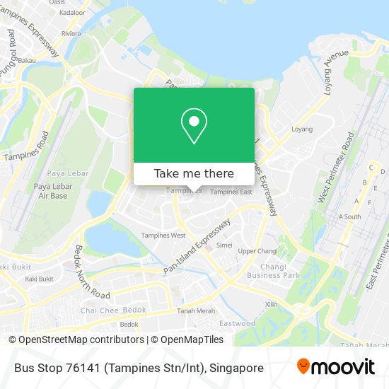 Bus Stop 76141 (Tampines Stn / Int) map