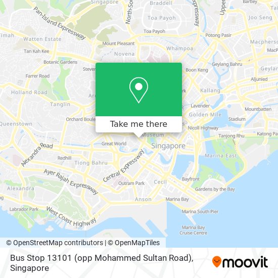 Bus Stop 13101 (opp Mohammed Sultan Road) map