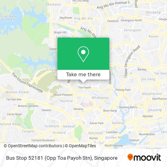 Bus Stop 52181 (Opp Toa Payoh Stn) map