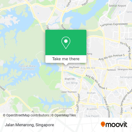 Jalan Menarong map