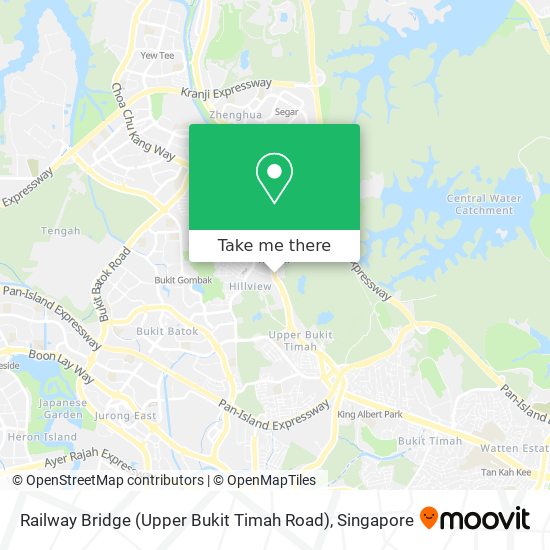Railway Bridge (Upper Bukit Timah Road) map