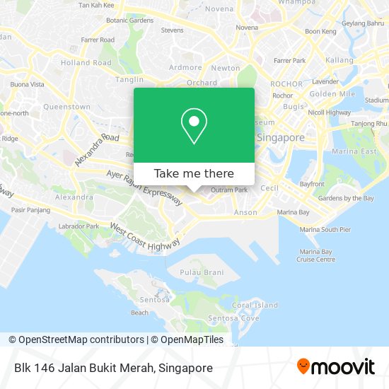 Blk 146 Jalan Bukit Merah map