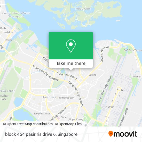 block 454 pasir ris drive 6 map