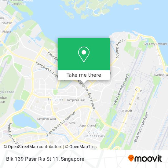 Blk 139 Pasir Ris St 11 map