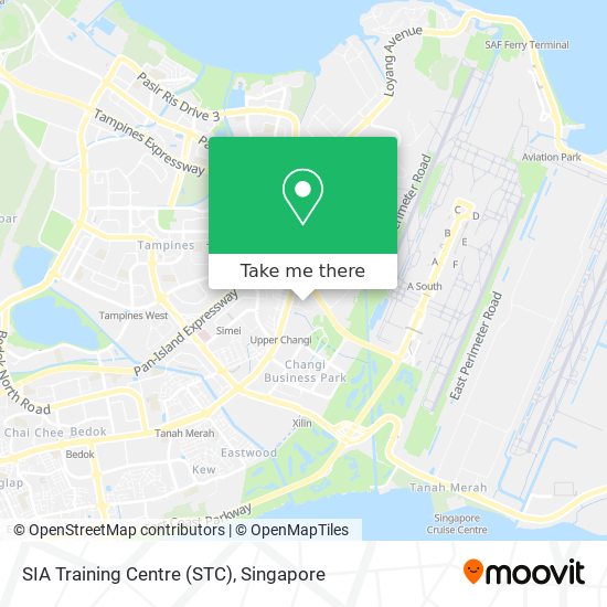 SIA Training Centre (STC) map