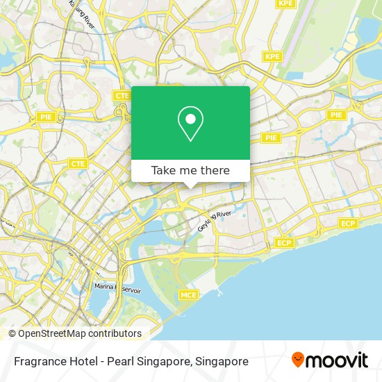 Fragrance Hotel - Pearl Singapore map