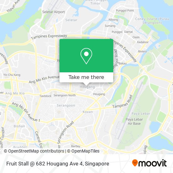 Fruit Stall @ 682 Hougang Ave 4 map