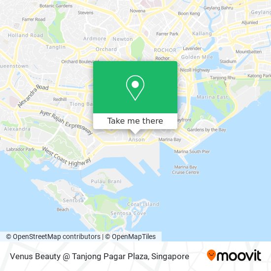 Venus Beauty @ Tanjong Pagar Plaza map