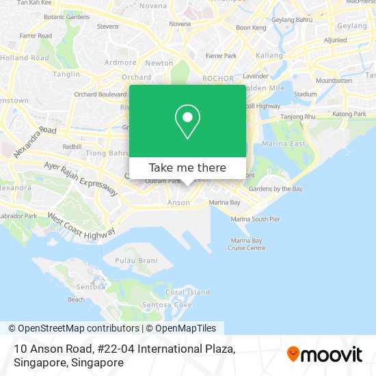 10 Anson Road, #22-04 International Plaza, Singapore map