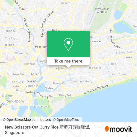 New Scissors-Cut Curry Rice 新剪刀剪咖喱饭地图