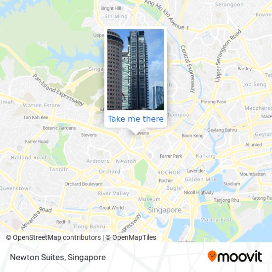 Newton Suites map