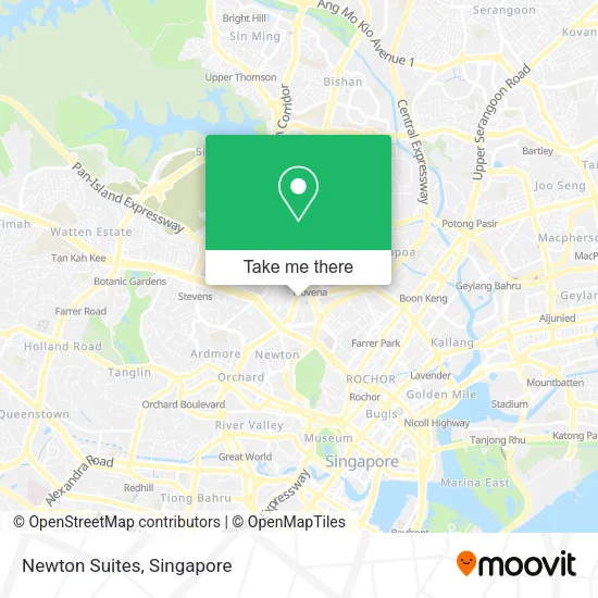Newton Suites map