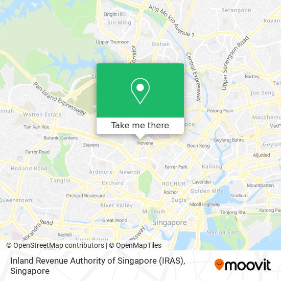 Inland Revenue Authority of Singapore (IRAS)地图