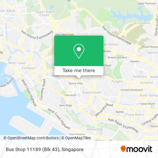 Bus Stop 11189 (Blk 43)地图