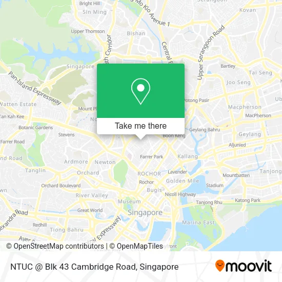 NTUC @ Blk 43 Cambridge Road地图